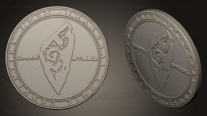 Coins (MN_0004) 3D model for CNC machine